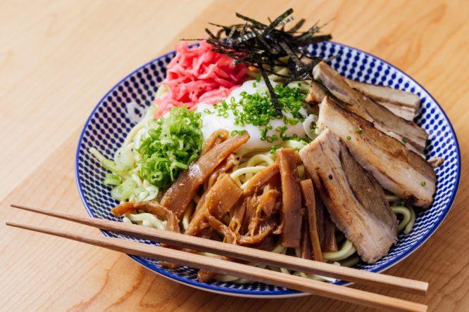 A delicious bowl of warm food served at Machiya – one of the best Japanese restaurants in London