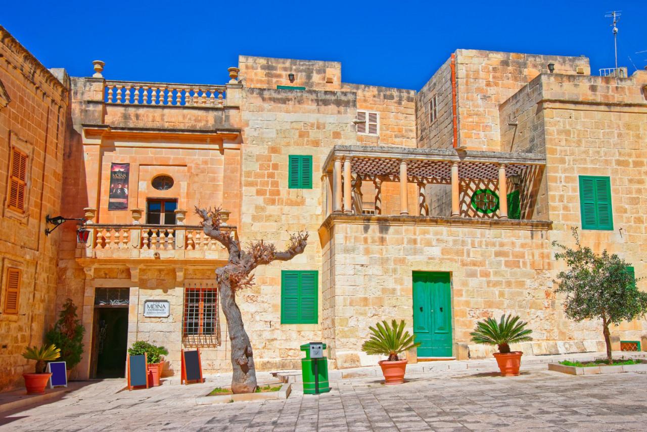 misrah mesquita square mdina malta island