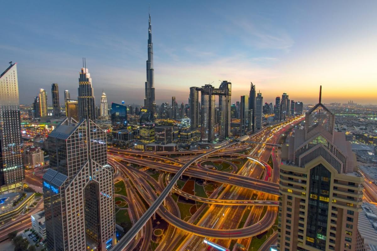 time lapse photography of moving vehicle on burj khalifa dubai 1 1