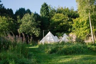 The Hawarden Estate in North Wales is home to The Good Life Society a campsite with bell tents a farm shop with a menu...